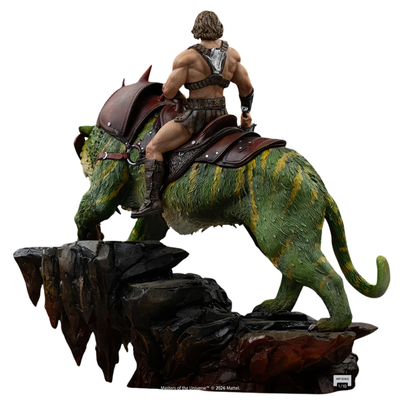 PRE-ORDER He-Man and Battle Cat Deluxe 1:10 Scale Statue