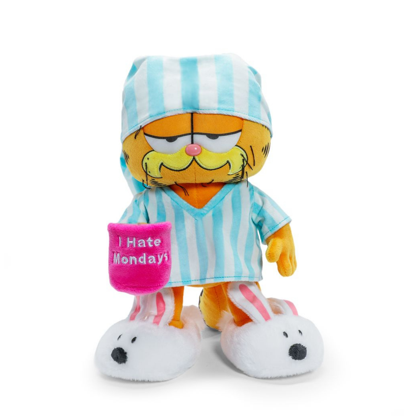 GROUCHY GARFIELD IN PAJAMAS AND SLIPPERS 13 IN PLUSH