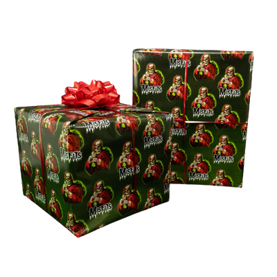 PRE-ORDER Misfits - Crimson Cringle Wrapping Paper