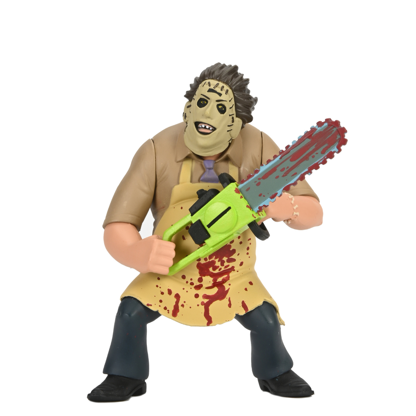 TEXAS CHAINSAW MASSACRE - 6' SCALE ACTION FIGURE - TOONY TERRORS 50TH ANNIVERSARY LEATHERFACE