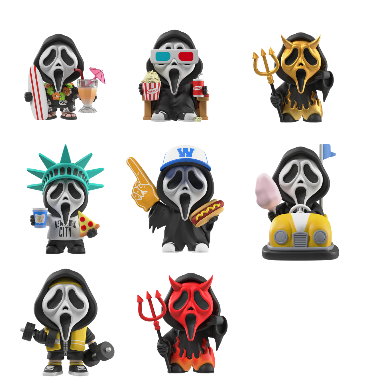 Ghostface - Ghostfaces In Different Places Artist Mystery Mini Vinyl Figures