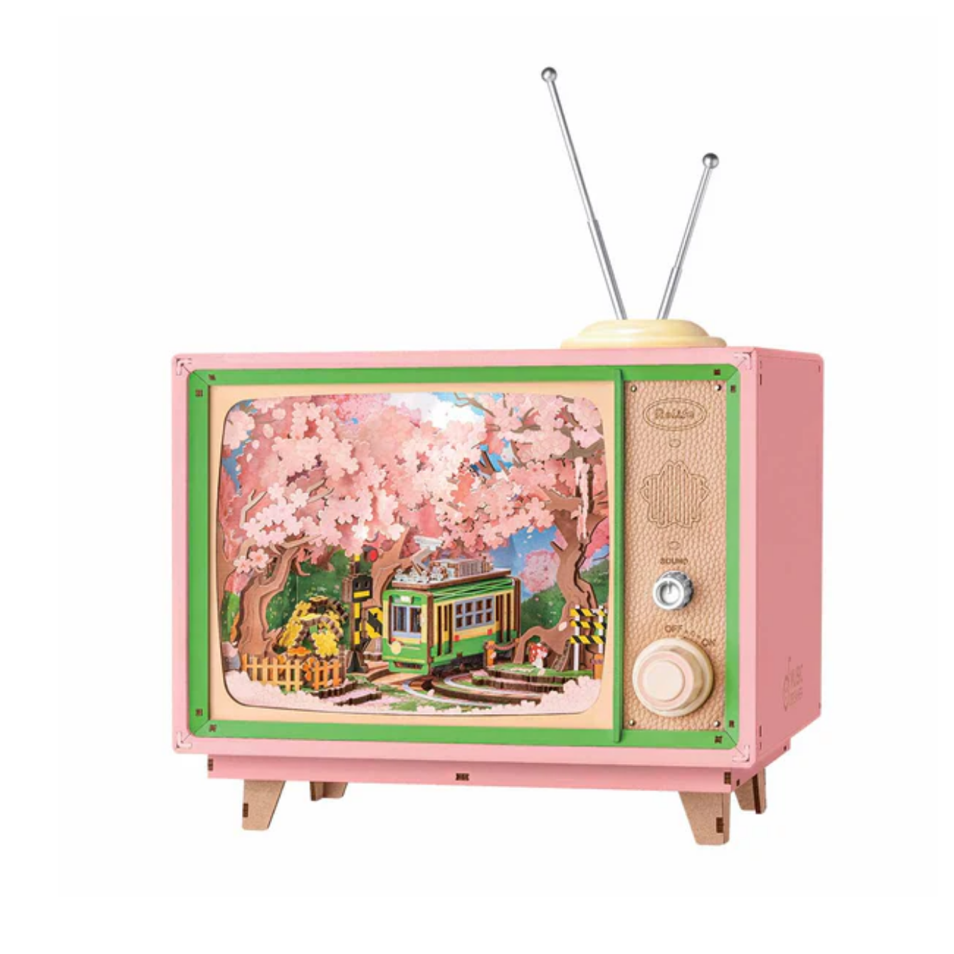 Rolife Sakura Dreamy Tour DIY Music Box 3D Wooden Puzzle AMT02