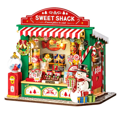 Rolife Christmas Candy Stand DIY Miniature House DS043