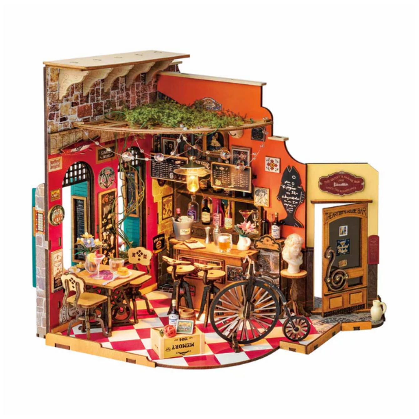 Rolife Cheers Bar & Dining DIY Miniature House DG173