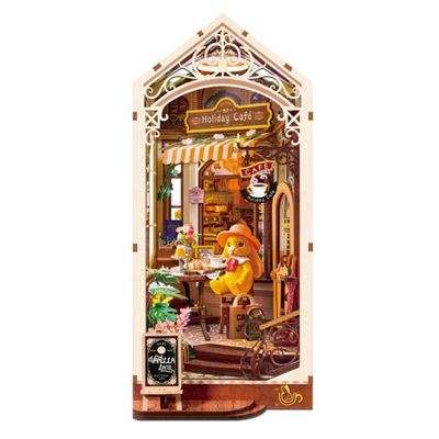 Rolife Holiday Cafe DIY Book Nook Shelf Insert TGB15