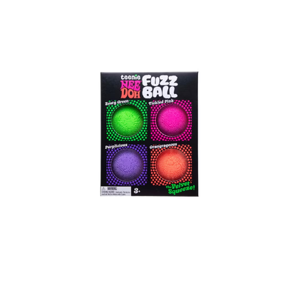 PRE-ORDER Schylling Teenie Fuzz Ball NeeDoh Squishy Fidget Toy Multicolor