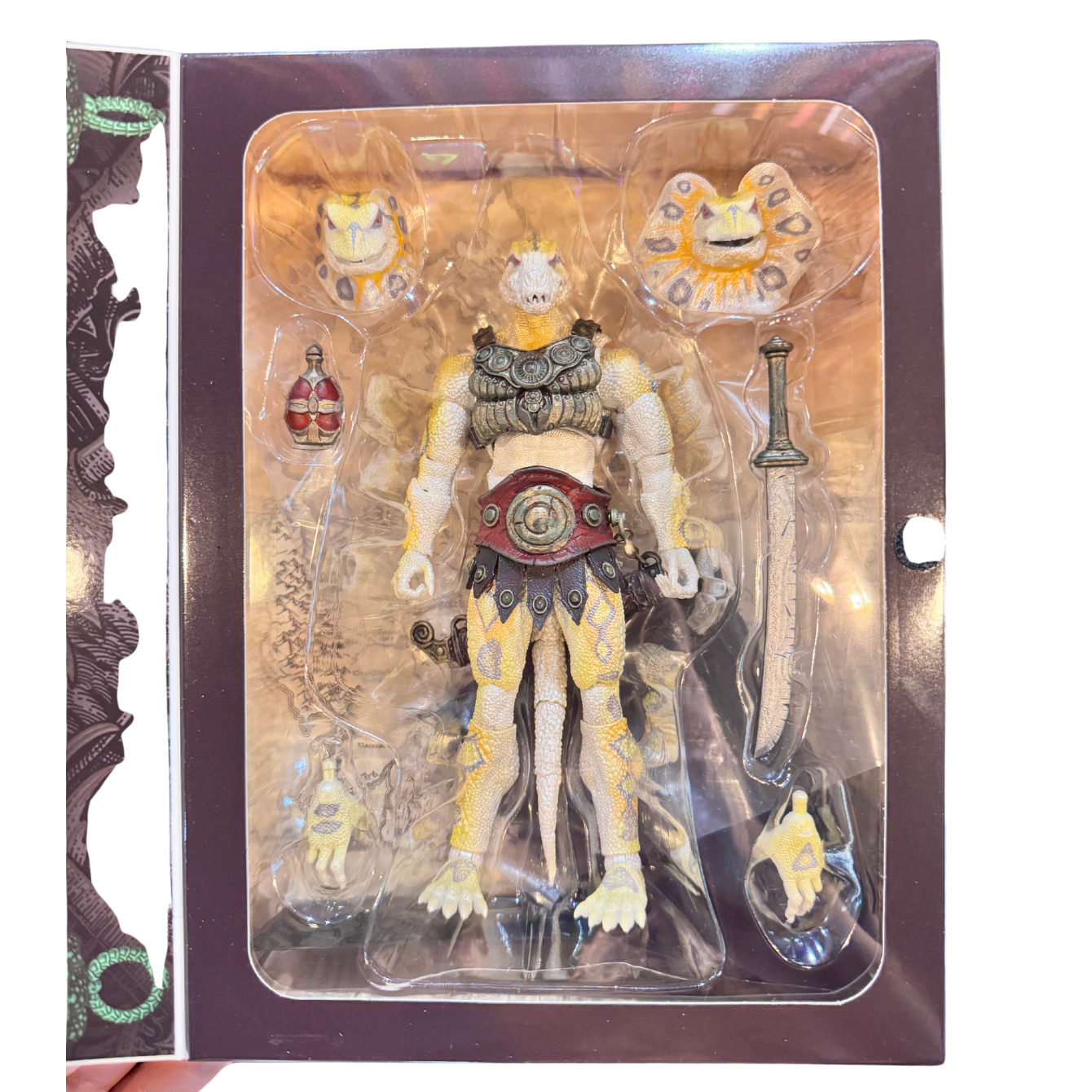 Savage Crucible Shield of D'Zaera Action Figure