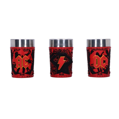 ACDC Logo Shot Glass Set (Set of 3) 8.7cm