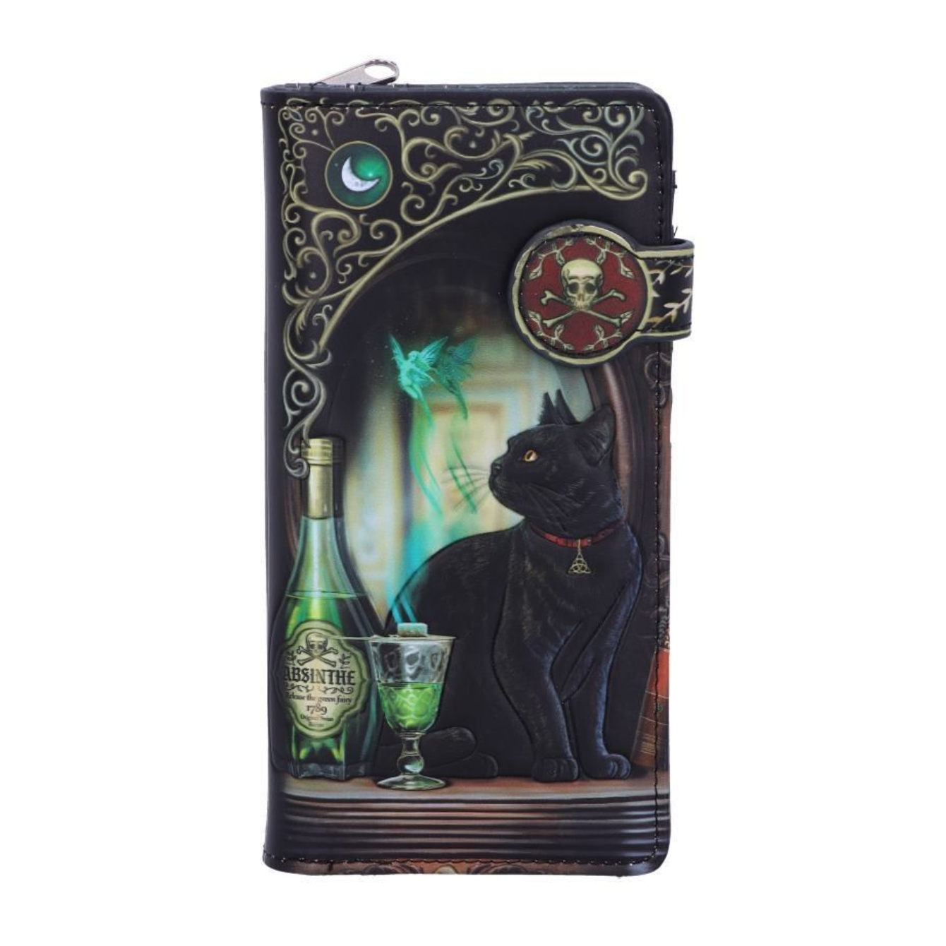 Absinthe Embossed Purse (LP) 18.5cm