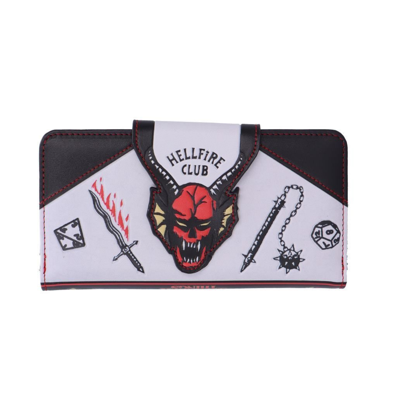 Stranger Things Hellfire Club Embossed Purse 18.5cm