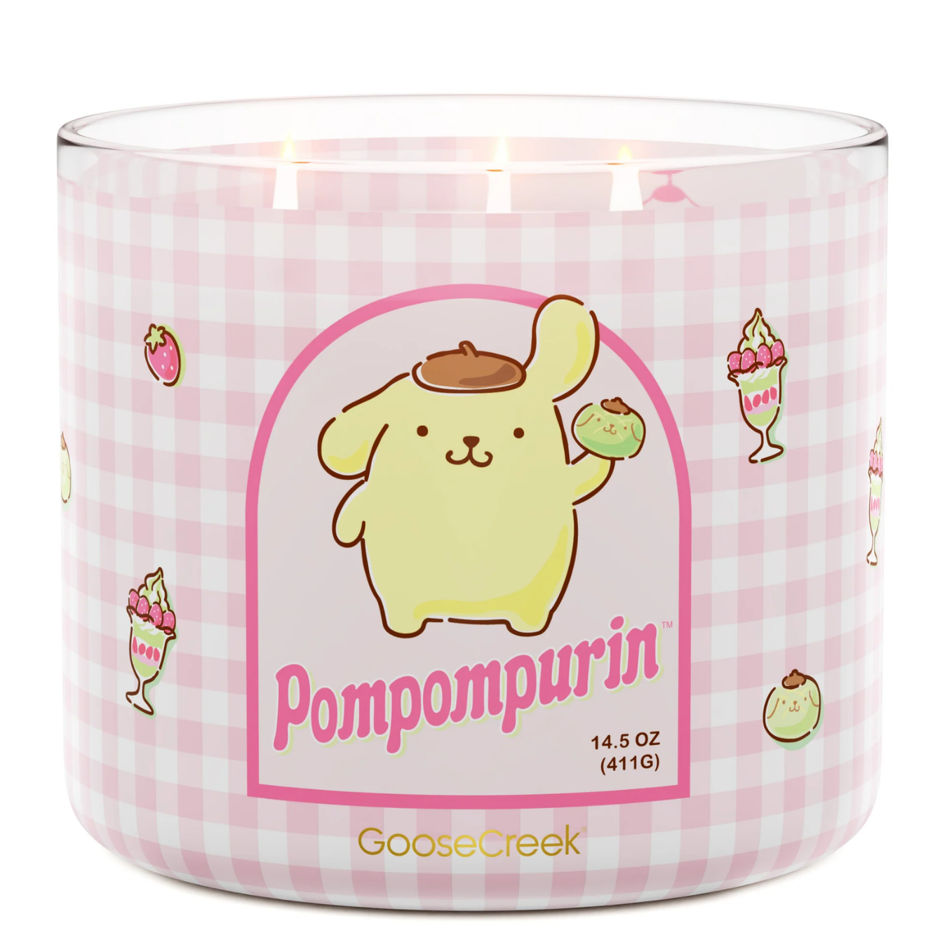 Pom Pom Purin Hello Kitty 3-Wick Candle