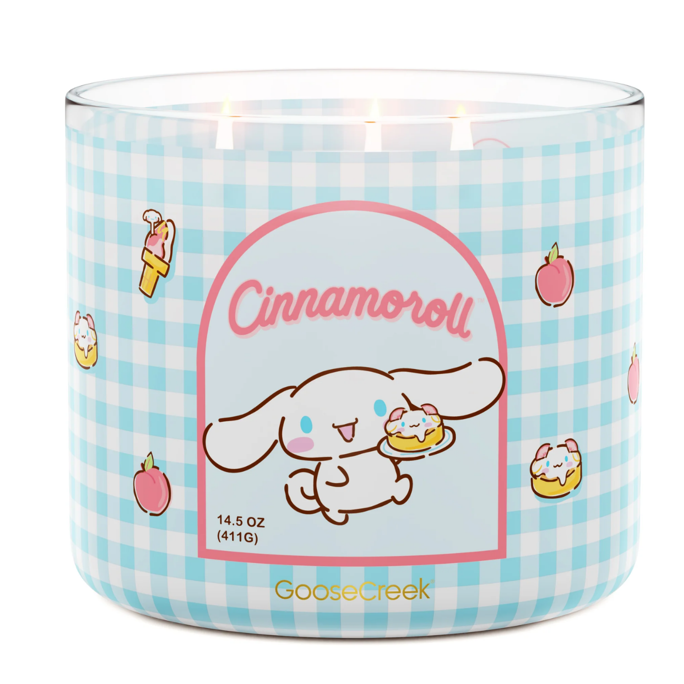 Cinnamoroll Hello Kitty 3-Wick Candle