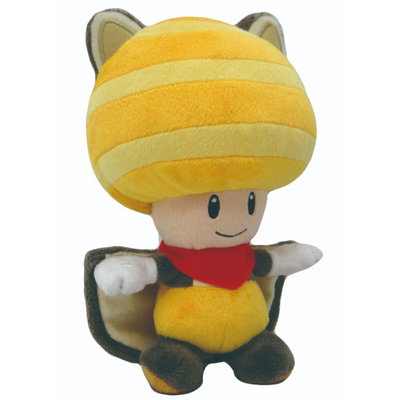 Flying Squirrel Toad 8" Plush (Yellow)