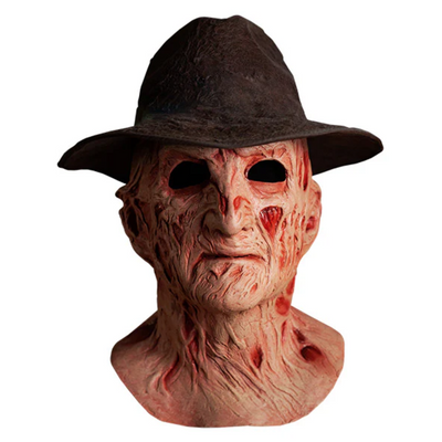 A Nightmare on Elm Street 4: The Dream Master - Deluxe Freddy Krueger Mask with Fedora Hat