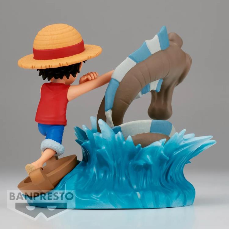 Log Stories - Monkey.D.Luffy vs Local Sea Monster - "One Piece", Bandai Spirits World Collectable Figure