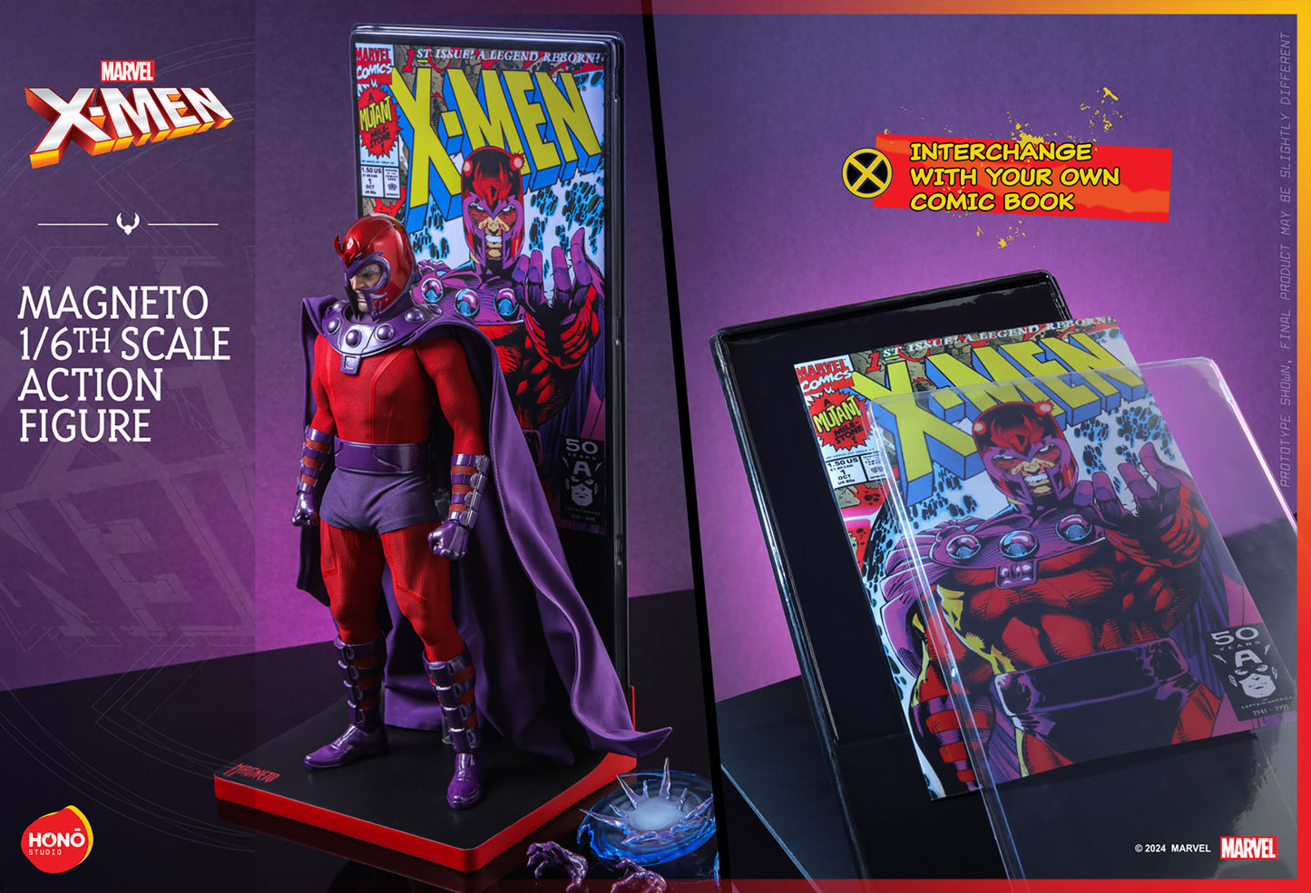 Magneto Action Figure - (HONO Studio)