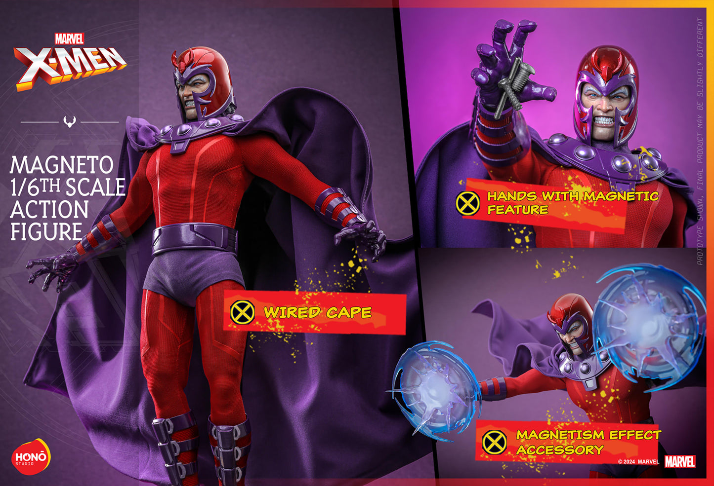 Magneto Action Figure - (HONO Studio)