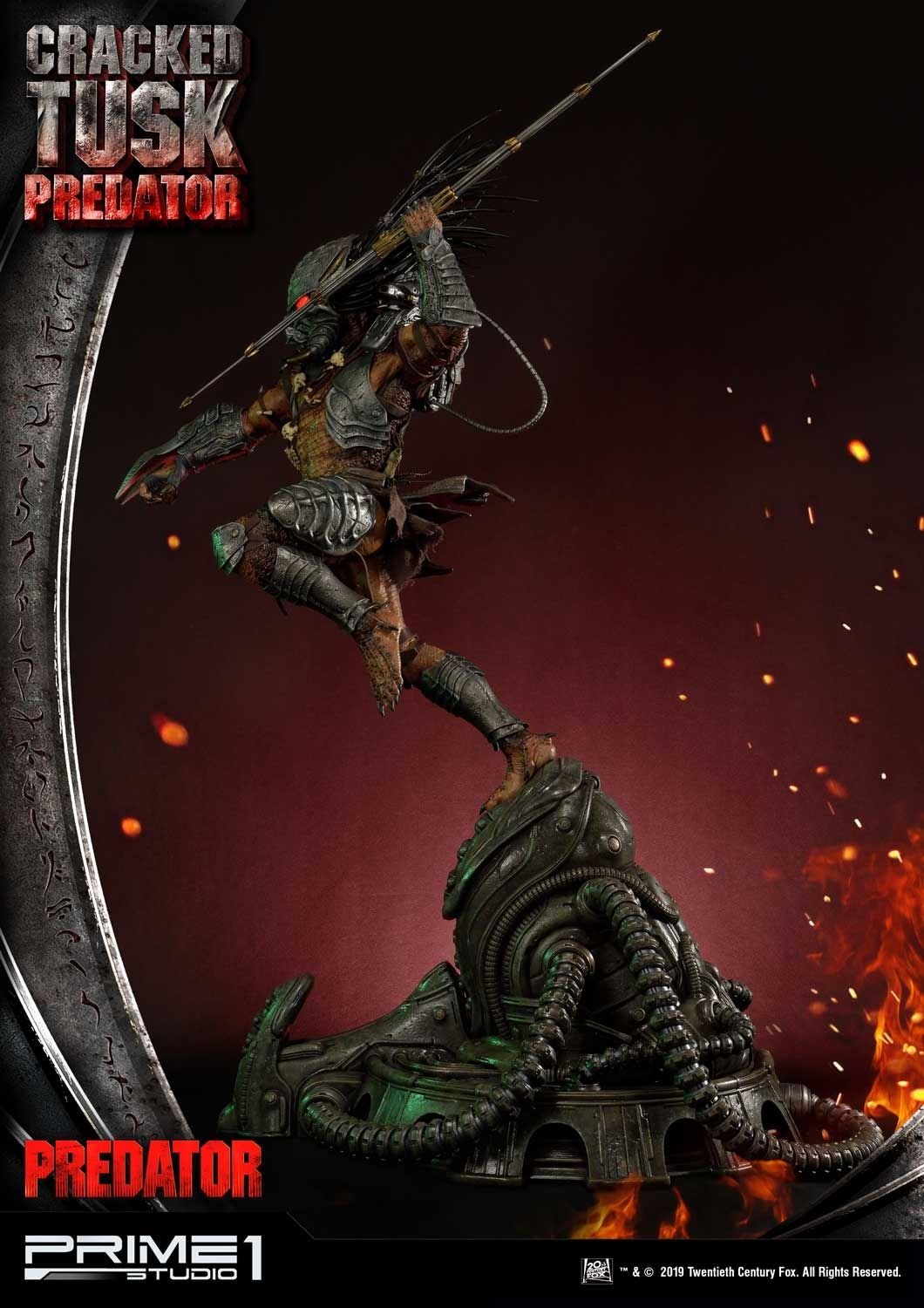 PRE-ORDER Cracked Tusk Predator Statue