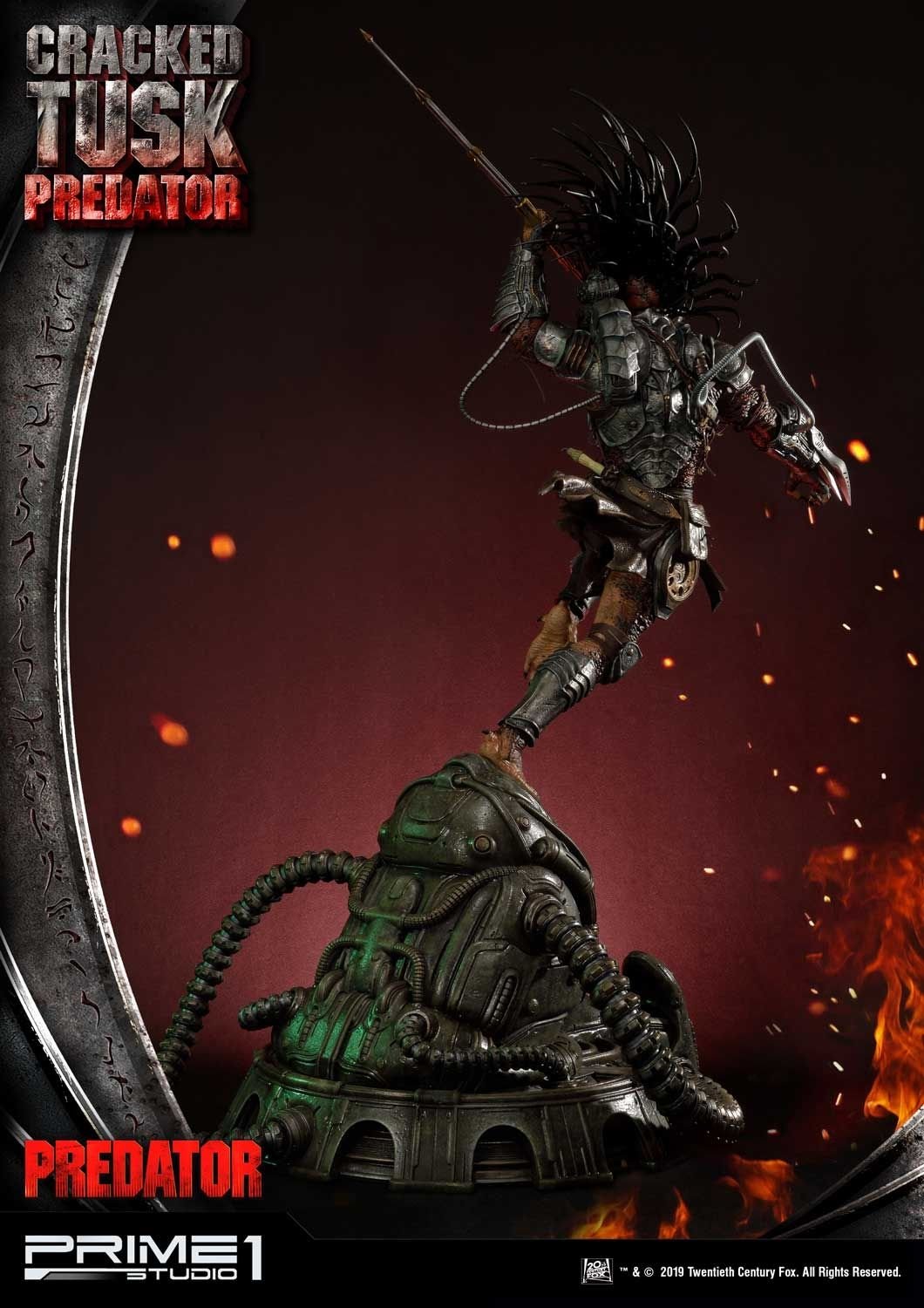 PRE-ORDER Cracked Tusk Predator Statue