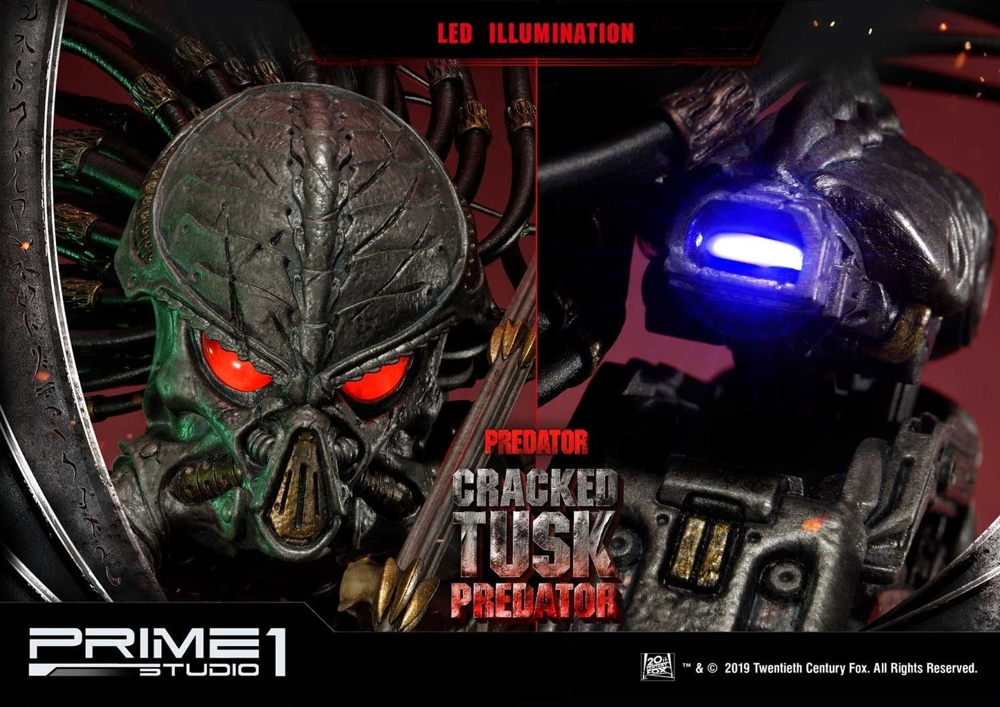 PRE-ORDER Cracked Tusk Predator Statue