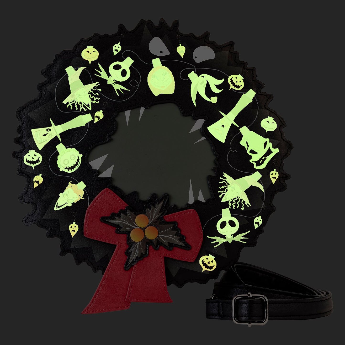 CLEARANCE Loungefly Disney Nightmare Before Christmas Figural Wreath Crossbody