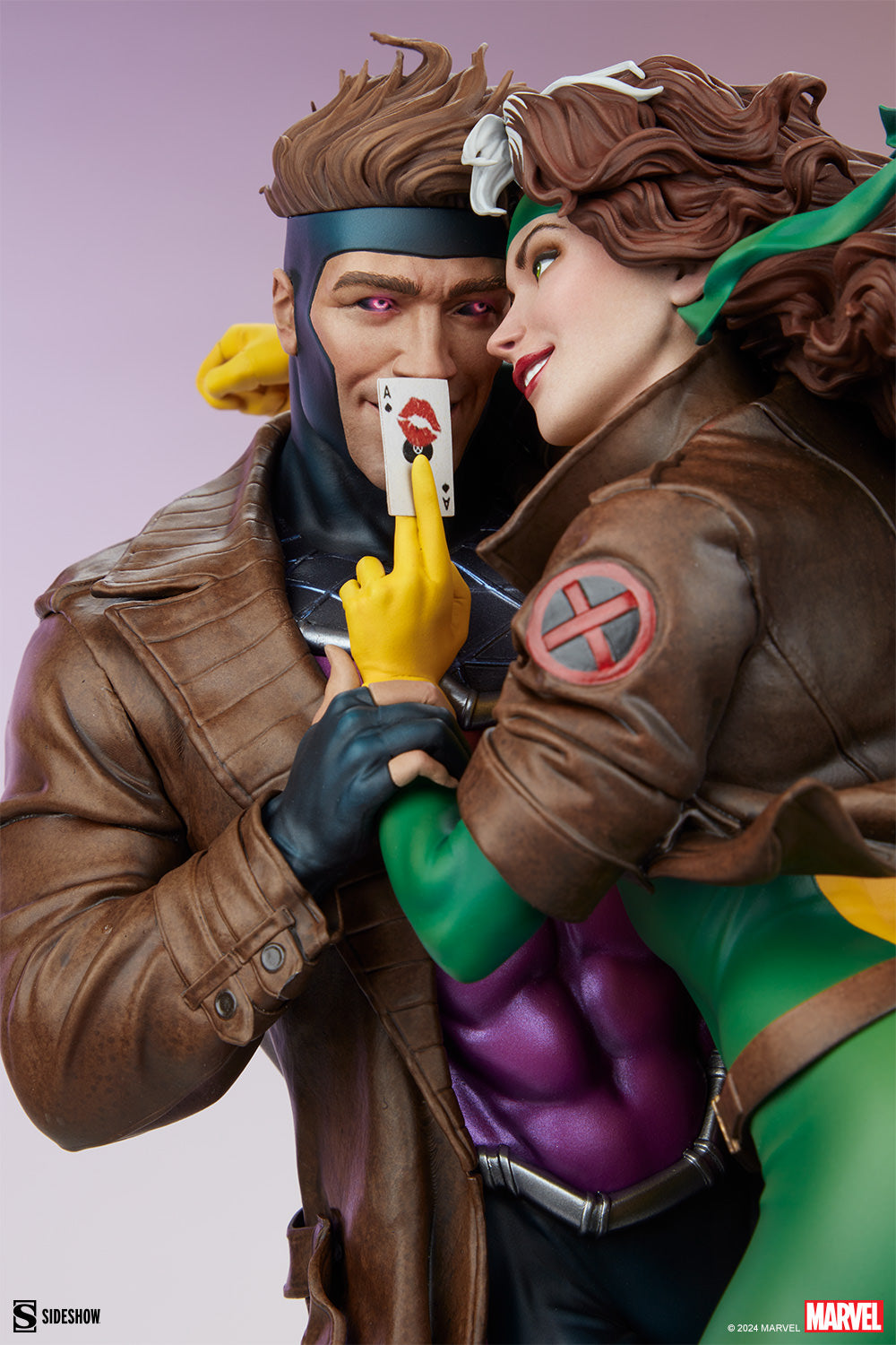 Rogue & Gambit Statues