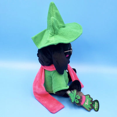 Deltarune Undertale Ralsei Plush Figure Removable Hat Scarf Glasses 12" Official