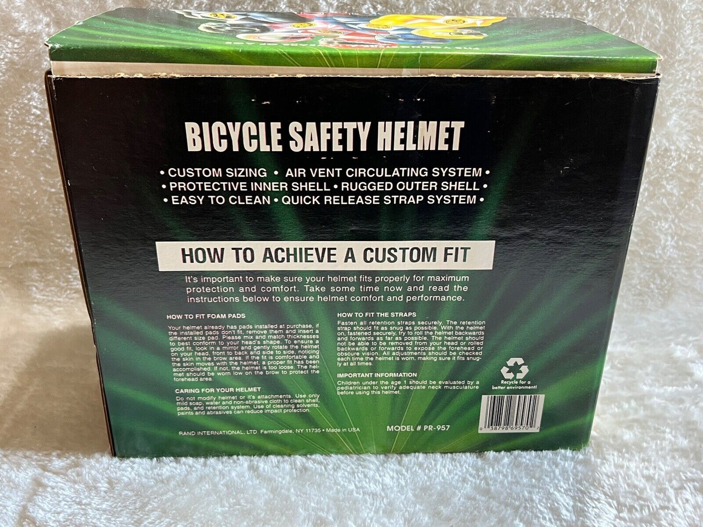 Vintage 1993 Mighty Morphin Power Rangers Bike Safety Helmet