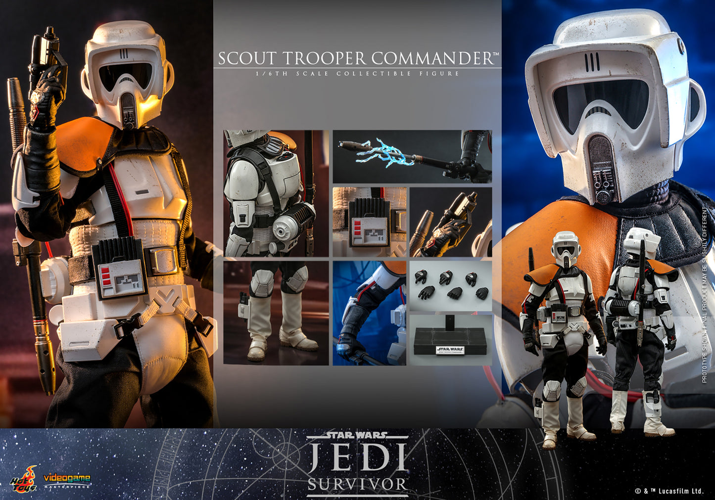 Scout Trooper Commander™ Sixth Scale Figure