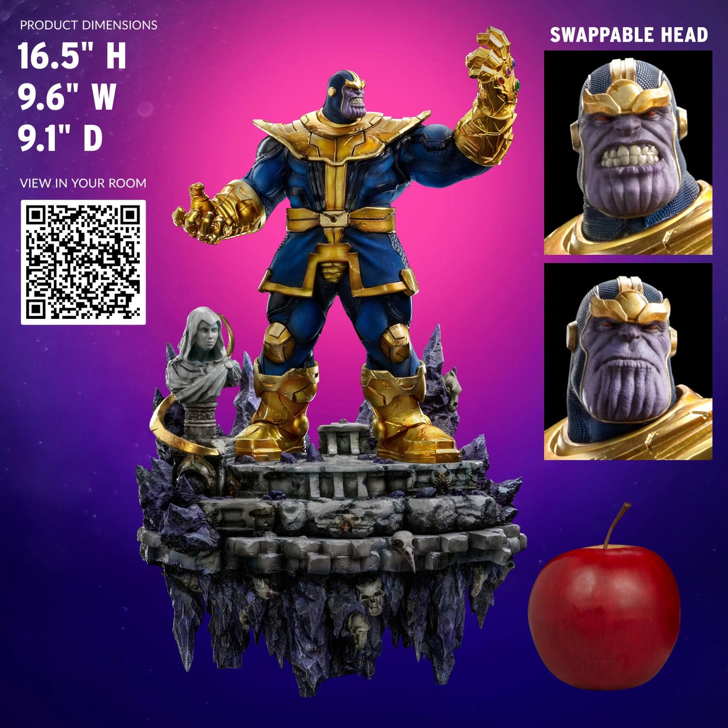 THANOS DELUXE 1:10 Scale Statue by Iron Studios