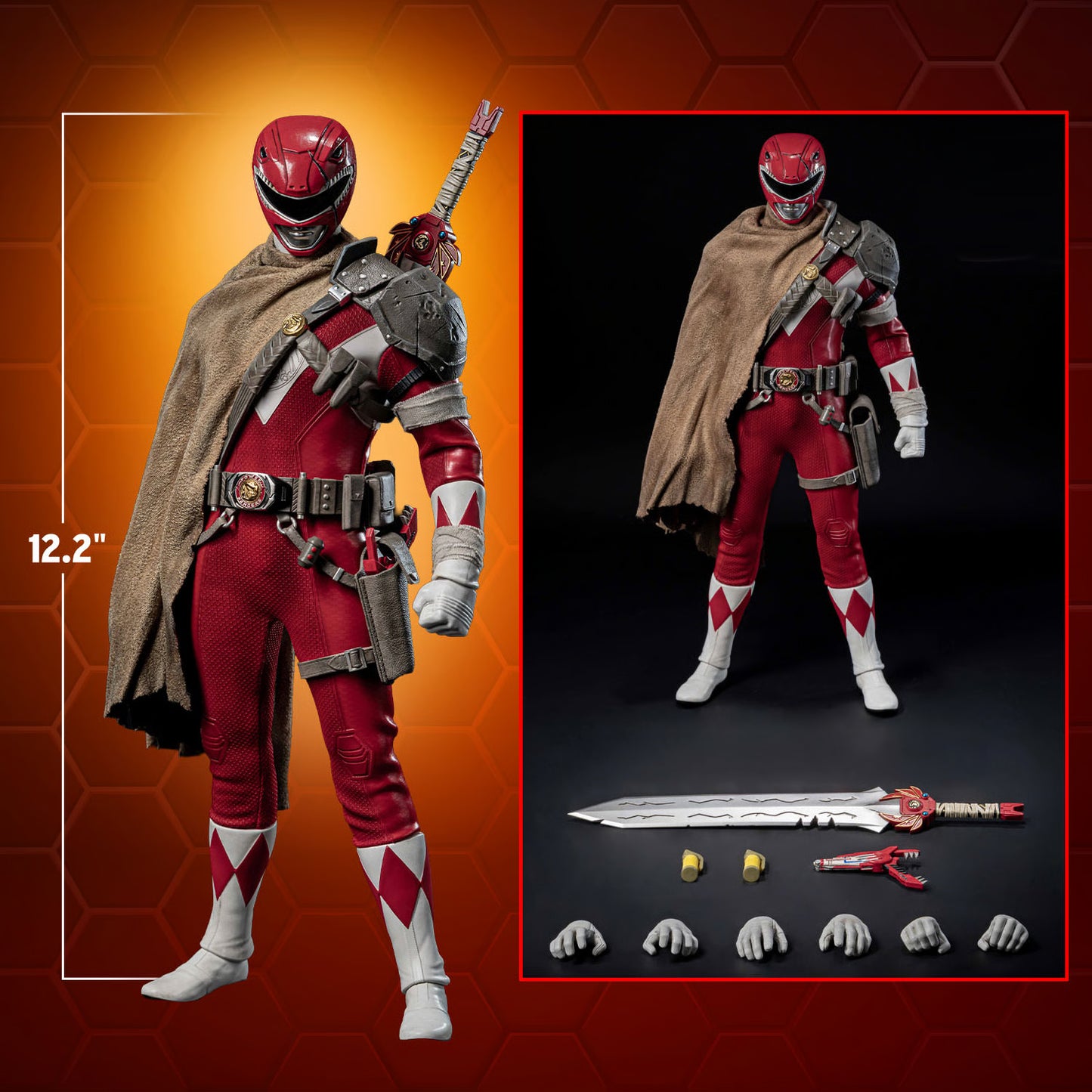 PRE-ORDER Hot Toys Power Rangers Red Power Ranger Sixth Scale Figure