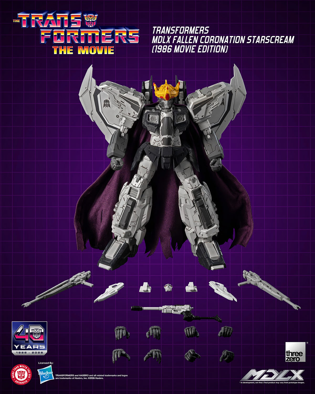 PRE-ORDER Fallen Coronation Starscream (1986 Movie Edition) MDLX