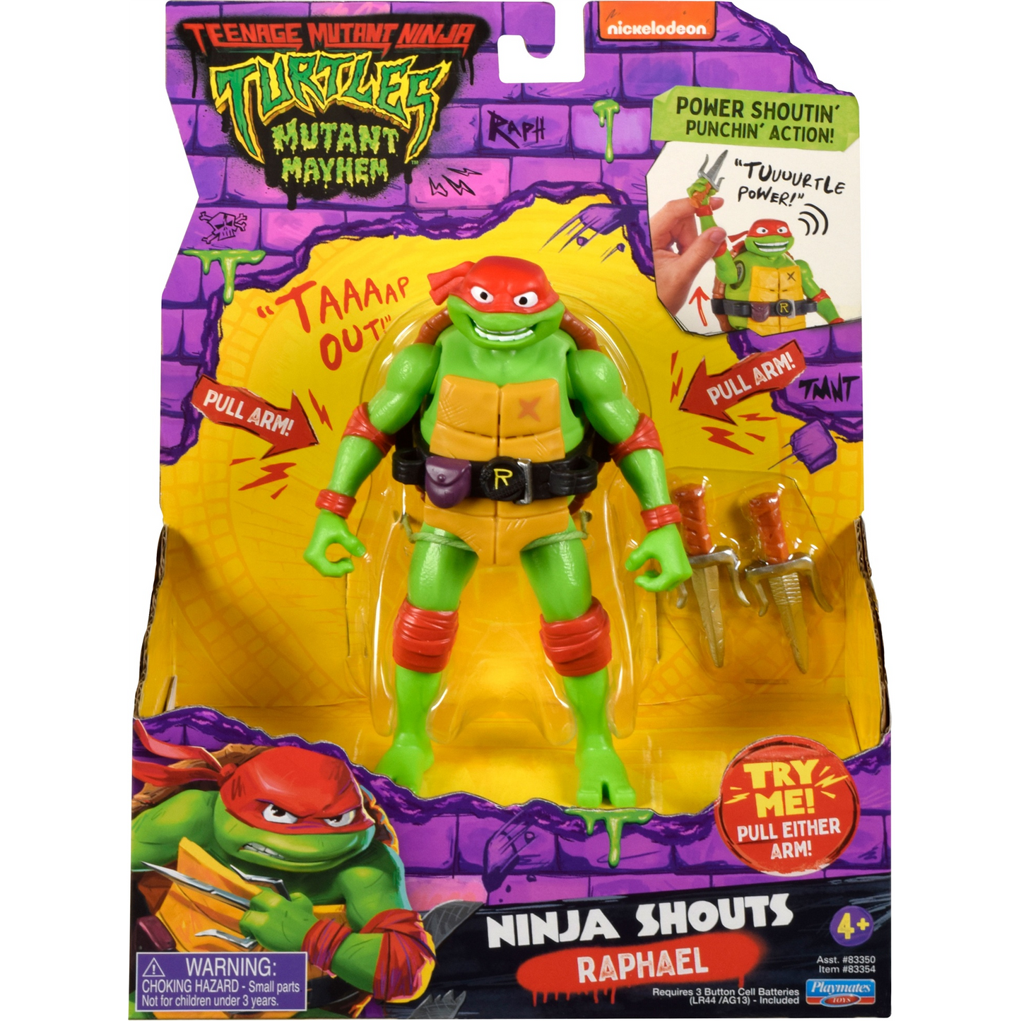 Teenage Mutant Ninja Turtles: Mutant Mayhem: Raphael: Action Figure with Audio