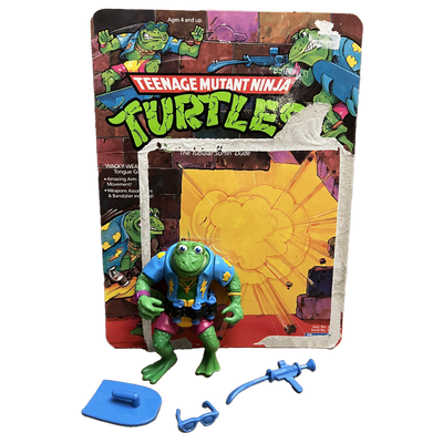 TMNT 1989 Genghis Frog Action Figure Teenage Mutant Ninja Turtles Playmates