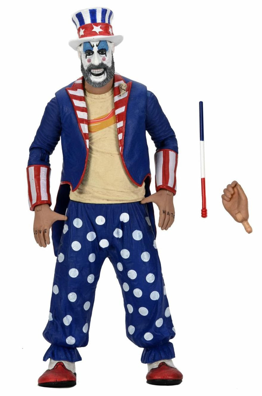 House of 1000 Corpses - 7" Scale Action Figure - Captain Spaulding (Tailcoat) 20th Anniversary Figure