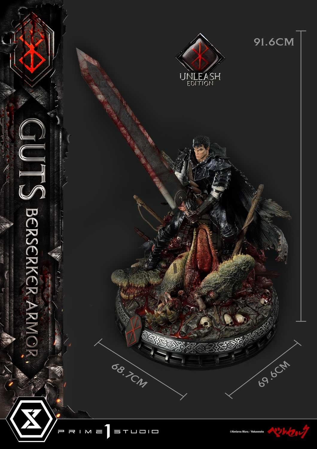 PRE-ORDER Berserk Guts, Berserker Armor Unleash Edition Deluxe Version Statue