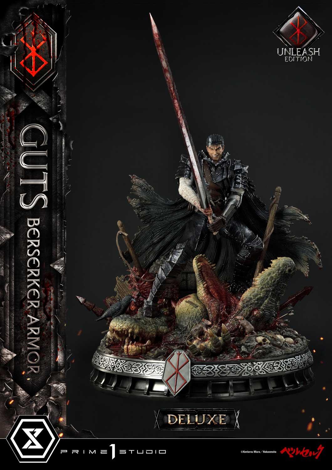 PRE-ORDER Berserk Guts, Berserker Armor Unleash Edition Deluxe Version Statue