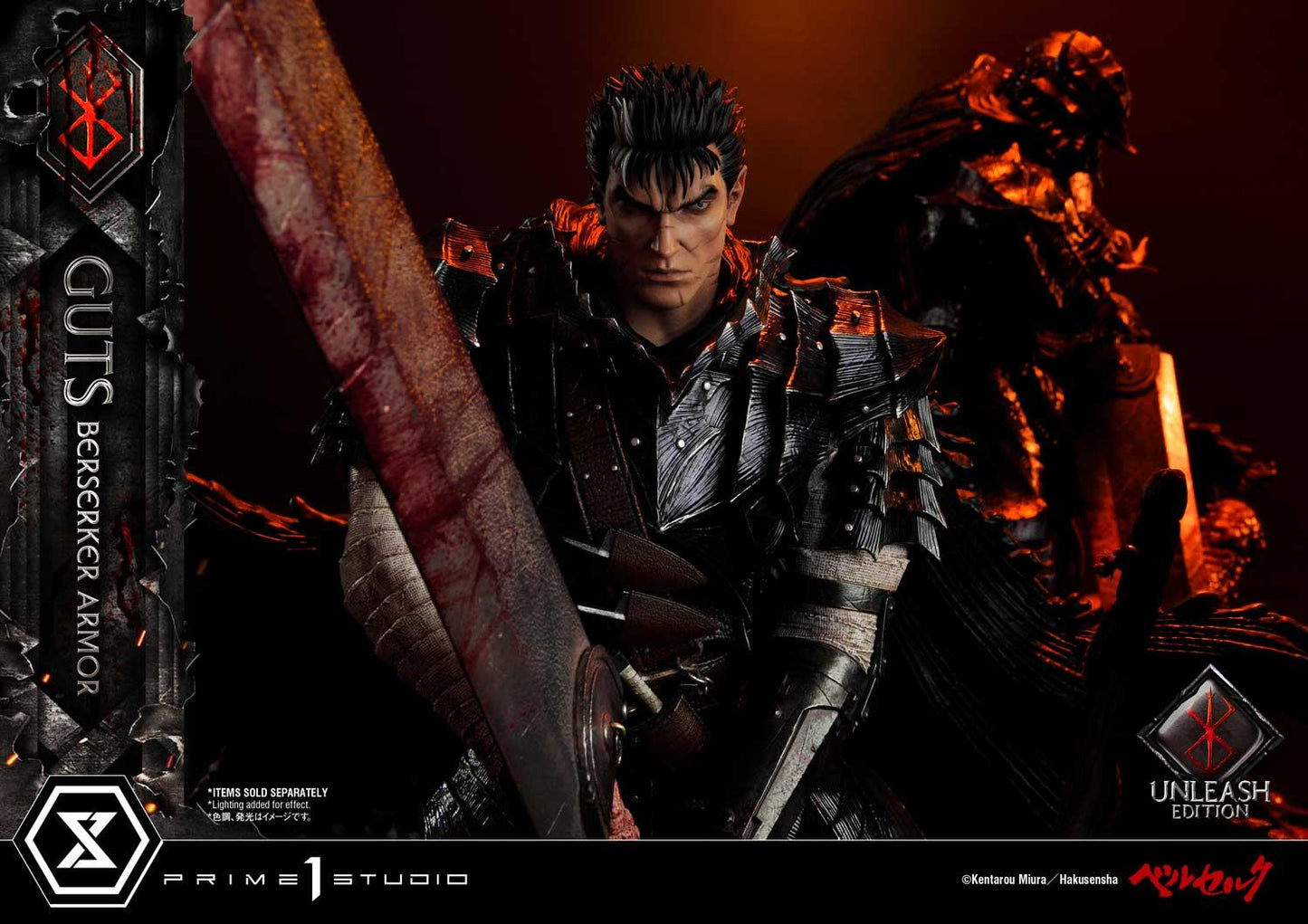 PRE-ORDER Berserk Guts, Berserker Armor Unleash Edition Deluxe Version Statue