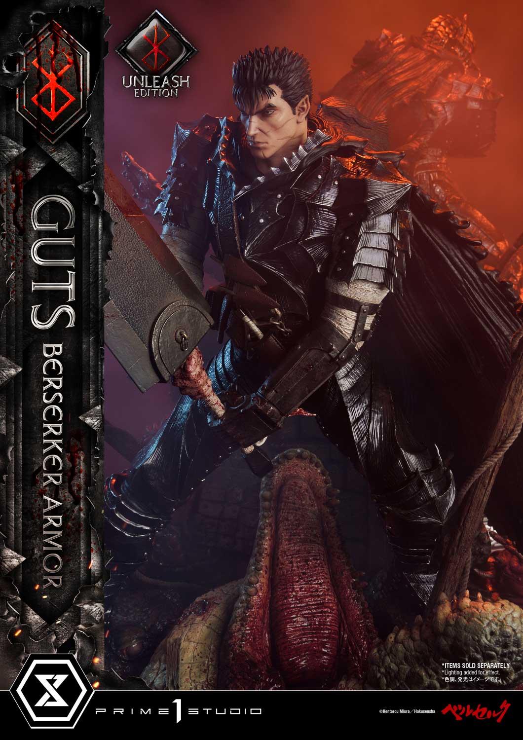 PRE-ORDER Berserk Guts, Berserker Armor Unleash Edition Deluxe Version Statue