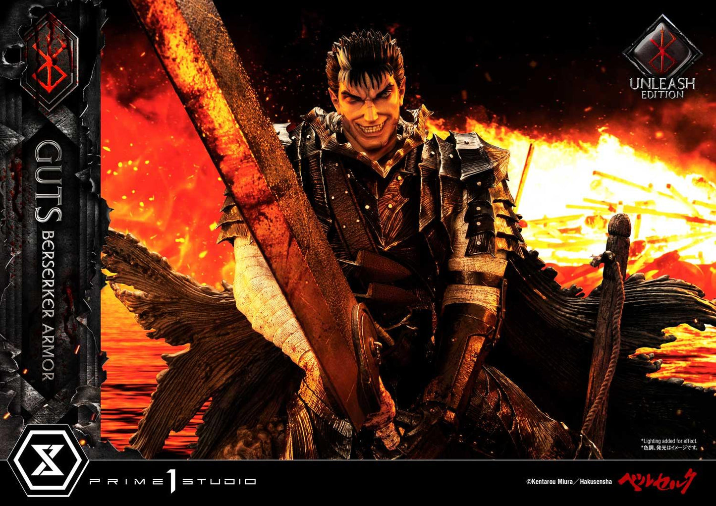 PRE-ORDER Berserk Guts, Berserker Armor Unleash Edition Deluxe Version Statue