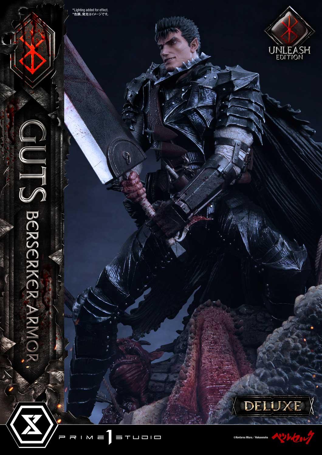 PRE-ORDER Berserk Guts, Berserker Armor Unleash Edition Deluxe Version Statue