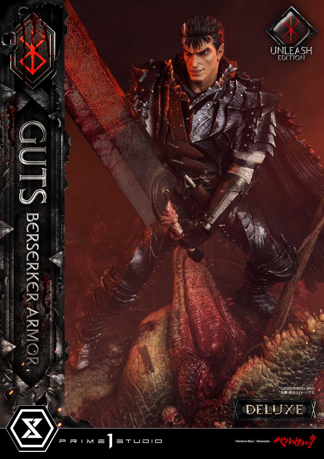 PRE-ORDER Berserk Guts, Berserker Armor Unleash Edition Deluxe Version Statue