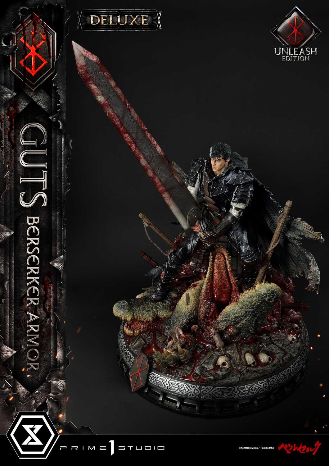 PRE-ORDER Berserk Guts, Berserker Armor Unleash Edition Deluxe Version Statue