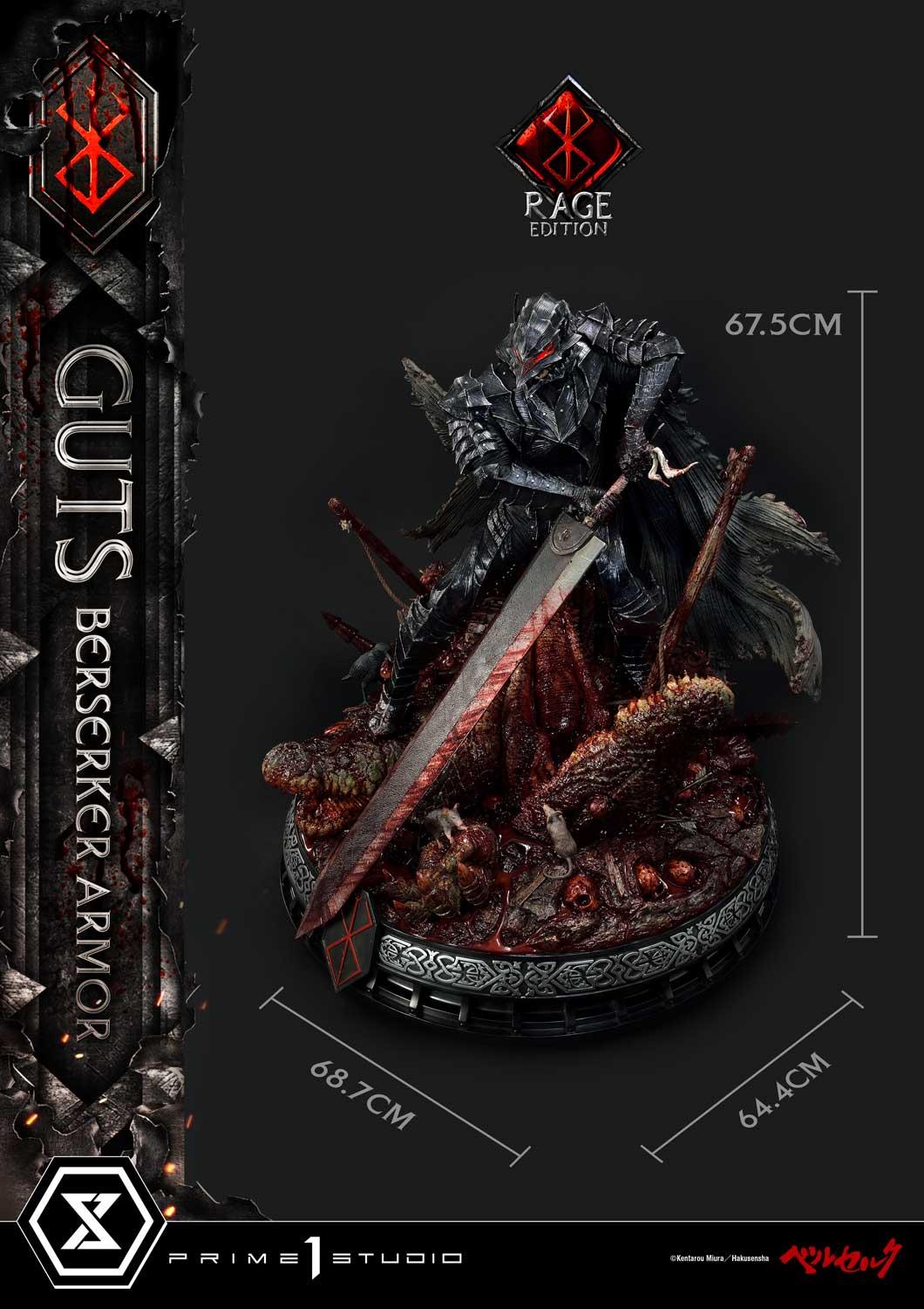PRE-ORDER Guts, Berserker Armor Rage Edition Deluxe Version Statue