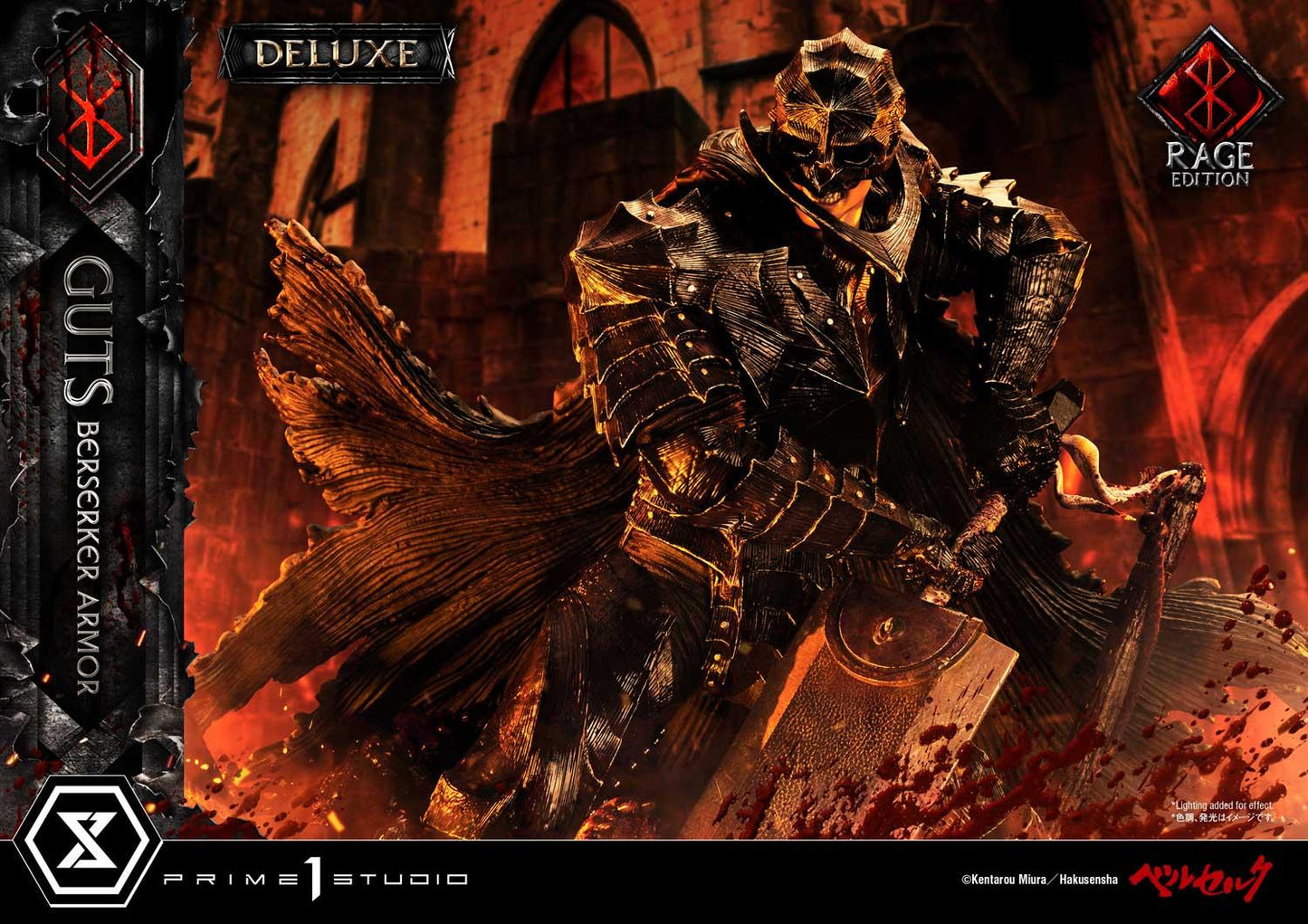 PRE-ORDER Guts, Berserker Armor Rage Edition Deluxe Version Statue