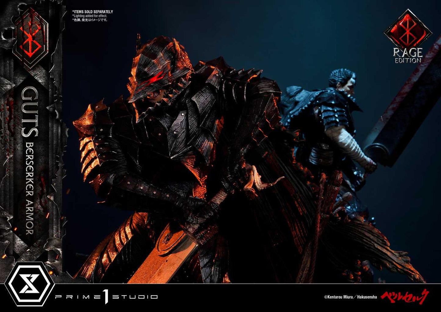 PRE-ORDER Guts, Berserker Armor Rage Edition Deluxe Version Statue