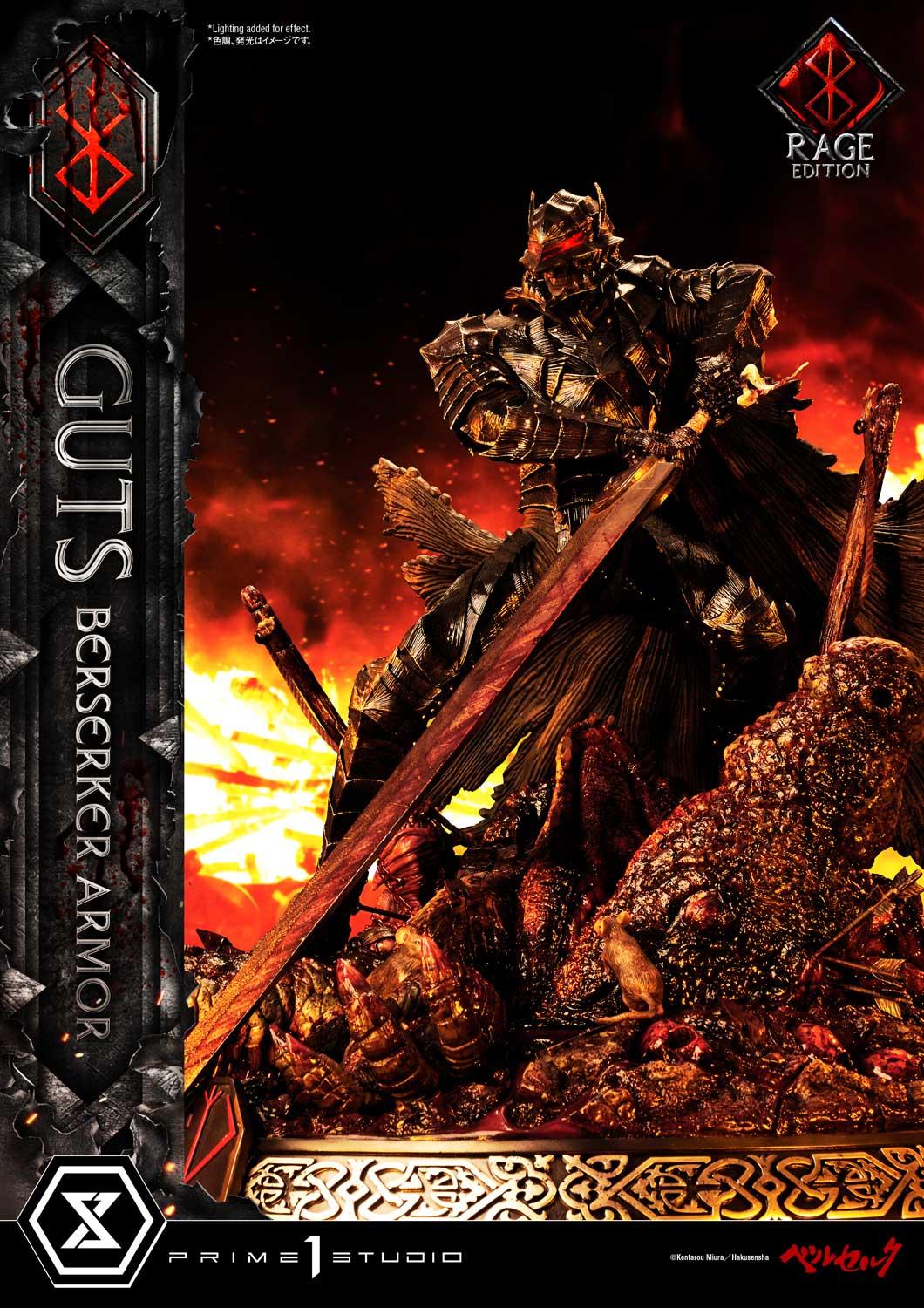 PRE-ORDER Guts, Berserker Armor Rage Edition Deluxe Version Statue