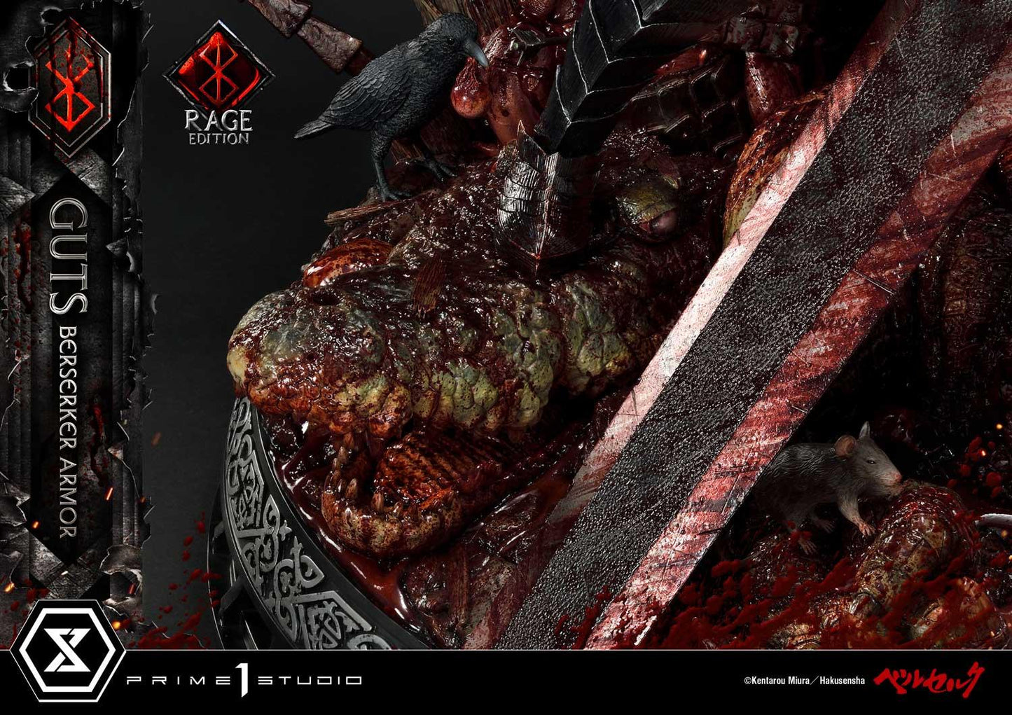 PRE-ORDER Guts, Berserker Armor Rage Edition Deluxe Version Statue