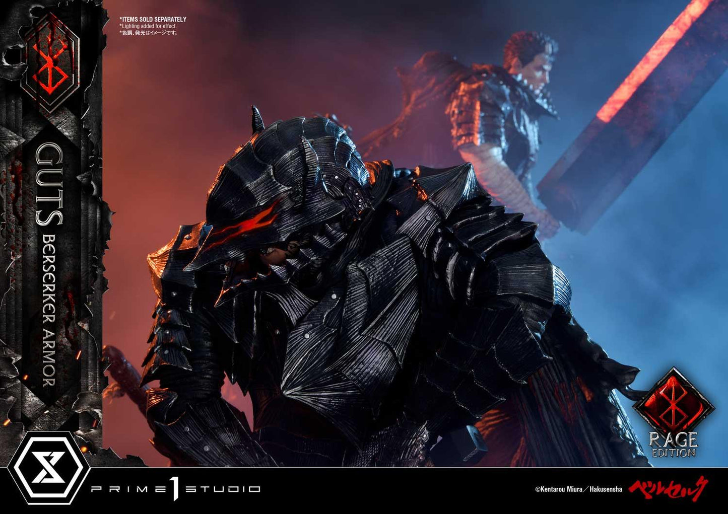 PRE-ORDER Guts, Berserker Armor Rage Edition Deluxe Version Statue