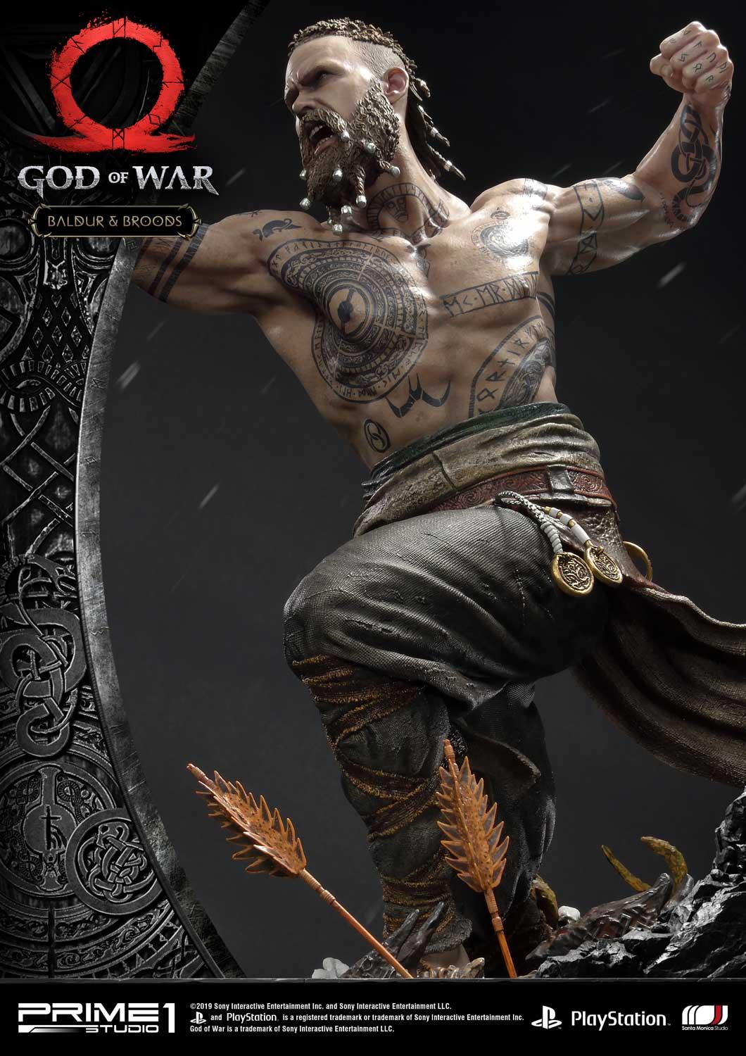 PRE-ORDER God of War Baldur & Broods Statue